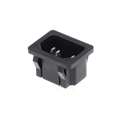 China High Quality AC Power Adapter Socket Connector Jack 3 Pin Triple Socket AC-004 for sale