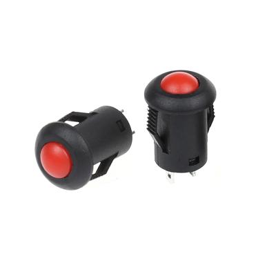 China Ball Head 2 Pin 3a 250v PBS1-4 Momentary Plastic Round Switch Button for sale