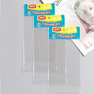 China Moisture Proof Opp Bags / Custom Self Adhesive Sealing Strip Bags Cellophane Plastic Header Printed Opp Bopp Bag Packaging for sale