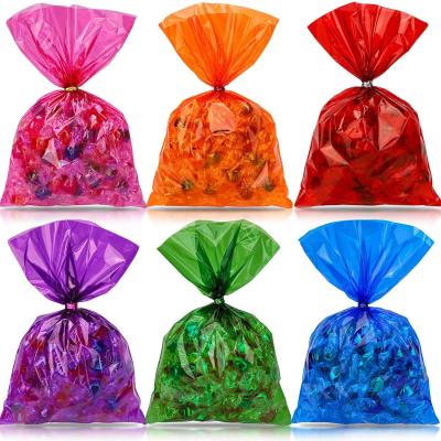 China Moisture Proof Christmas Cellophane Bags Christmas Treat Bags Candy Gift Bags With Twist Ties For Christmas Theme Party Supplies for sale