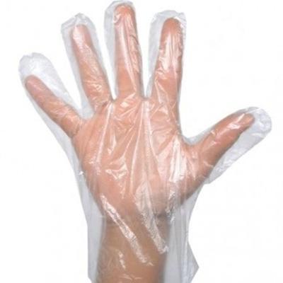 China Safety disposable glove food grade pe glove plastic thickened transparent glove beauty salon glove for sale