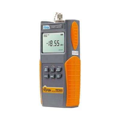 China FTTx High Accuracy Maintenance FTTH Flip Cover Optical Power Meter Handheld Battery Power Supply for sale