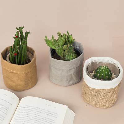 China Storage Clothes Toys And So On Multifunctional Modern Double Layer Flower Pot Cover With Jute Lining For Home Decoration for sale