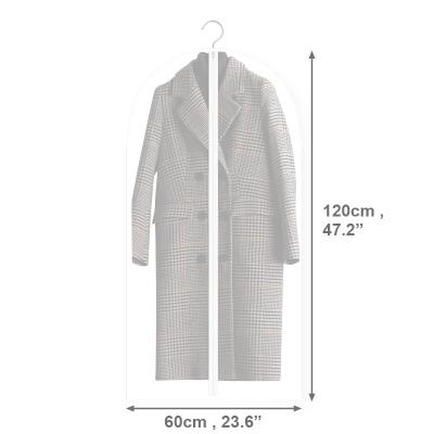 China Dust-prevent & Foldable Customized Zipper Garment Clothing Dress Suit Cover for sale