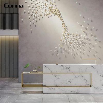 China High Gloss (Height)Adjustable Counter Modern Reception Lounge Style Front Reception for sale