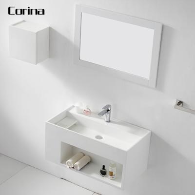 China Factory Price Modern Basin Bathroom Hand Wash Basin Countertop Solid Outdoor Sinks for sale