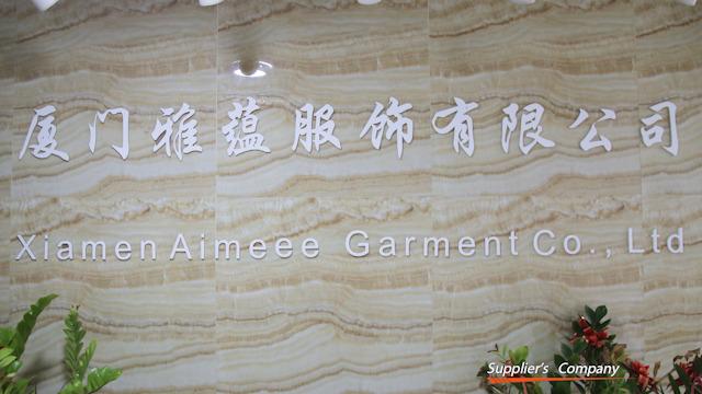 Verified China supplier - Xiamen Aimeee Garment Co., Ltd.