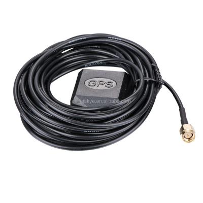 China Automotive Active GPS Antenna SMA Male Connector 9ft Cable 1575MHz for sale