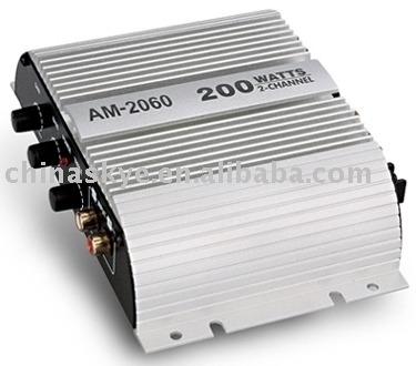 China High Quality 2 Channel IC Car Amplifier Max 200W 140(w) x 170(w) x 46(h) mm for sale