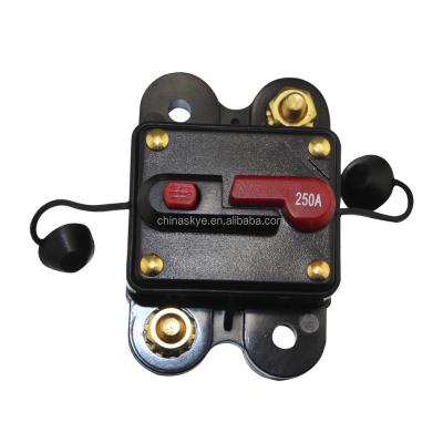 China 12-48V Car Audio Stereo 40A To 300A Circuit Breaker Switch Reset Surface Mount SKCB-01 for sale