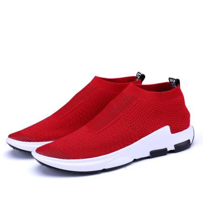 China Fashion Lightweight Men's KInit Trainers Sneaker Sports Shoes Men Sneakers Knock Off Running Shoes for sale