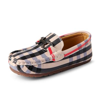 China High Quality Wholesale Hot Selling Round Children's Moccasins Loafer Leather Shoes For Kids for sale