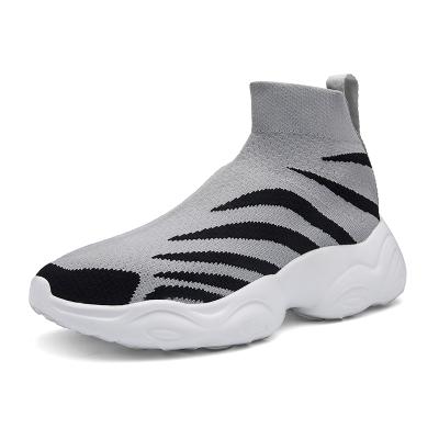 China Design Fashion Trend Comfortable Breathable Socks Plus Velvet Running Shoes Women's Sports Shoes Men's Socks for sale