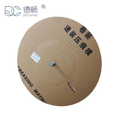 China Transparent fiber creasing matrix creasing matrix pvc roll die cutting creasing matrix en venta