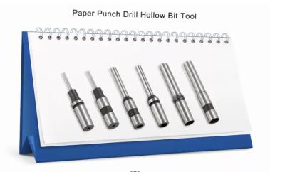 China Hollow Paper Hole Drill Bit 9mm Diameter For Punching Machine OEM zu verkaufen