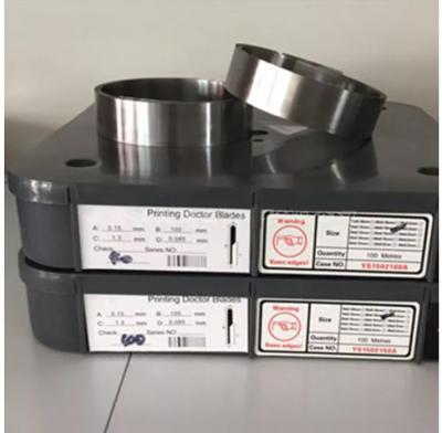 China Stainless Steel Doctor Blades For Flexo Printing 0.152mn Thckness for sale