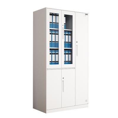 China Factory Supply Adjustable Steel Light Five-Door Metal Wood File Cabinet (Size) Storage Cabinet for sale