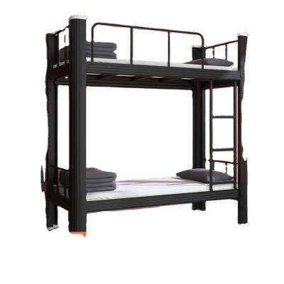 China (Height)Adjustable Steel Bed 1200mm Staff Dorm Double Deck Single Wide Bed For Adults And Students Double Layer Steel Bed for sale