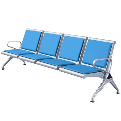 China Best Price Modern Selling Black Airport Waiting Chair Public Seating Metal for sale