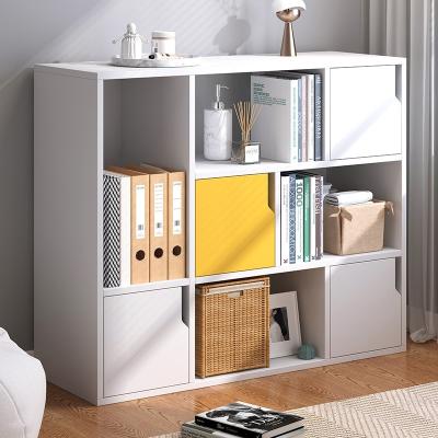 China New Design Foldable Foldable House Wooden Shelf Display Cabinet Table Bookcase for sale