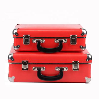 China Handmade Factory Wholesale Baby Suitcases Keepsake Box Custom Cardboard Suitcase Gift Box For Baby Cloth for sale