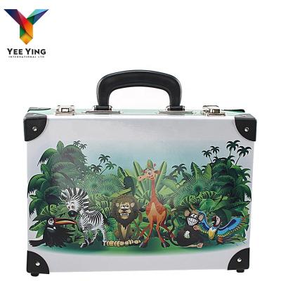 China Handmade Christmas Gift For Kids Cardboard Suitcase Christmas Gift Cardboard Suitcase With Handle for sale