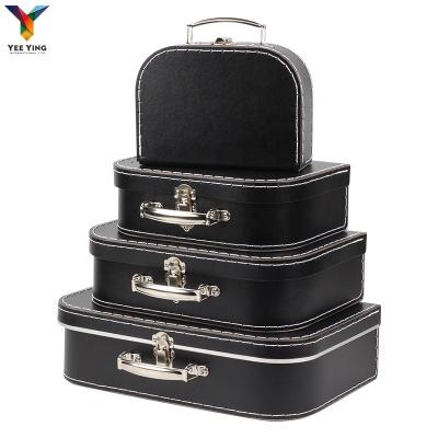 China Wholesale Customized Materials China Supplier Recycled Cardboard Suitcase Gift Box Kids Paper Suitcase for sale