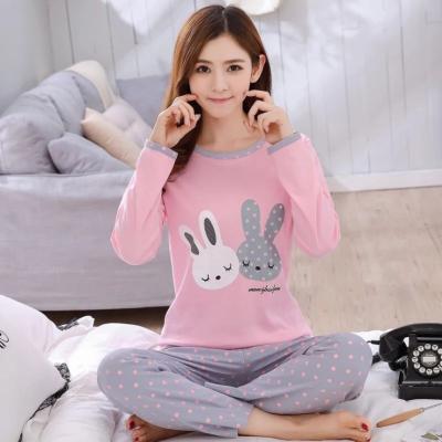 China 2022 QUICK DRY men's and women's pajamas spring cotton long sleeve Autumn Winter soft home pajamas pajamas student large size loose suit for sale