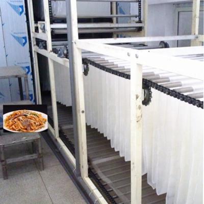 China Fresh Noodle Making Machine New Design Automatic Hot Steam Process Flat Rice Noodle Making Machine for sale