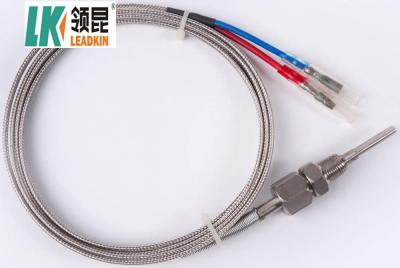 China Sensor de temperatura da água 1/8 NPT do MgO 0.3MM da ponta de prova da temperatura do gás de exaustão SS321 à venda