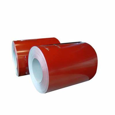 China Red PPGL Coil Roofing DX51D Vorlackierte, farbbeschichtete Stahlspule zu verkaufen