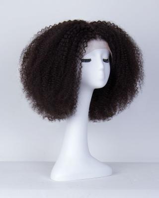 China Hot Selling Afro Kinky Curly New Style HD Hair Lace Wigs Pre Plucked Afro Kinky Curly 13*4 Lace Frontal Wig for sale