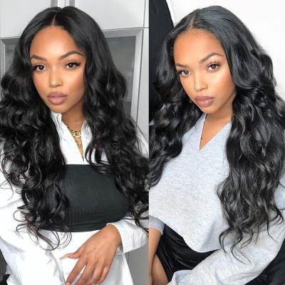 China Body Wave 26 New Arrival 150% 180% Inch Full Density Human Hair Wigs 360 Full Lace Body Wave 4*4 Lace Closure Wig for sale