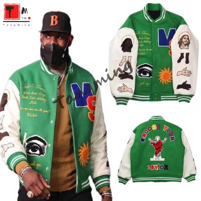 China Wholesale Hi-hop fashion men's blazer coat embroidery varsity baseball windproof jacket for men for sale