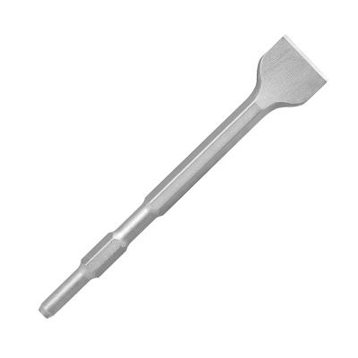 China MASONRY 17mm A/F Hex Shank Electric Hammer Chisel Shovel Shovel Cavity Gouge Flute Flat Point Wide Chisel For Breaker for sale