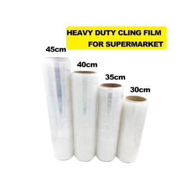 China Moisture Proof Food Grade Specifications China Wholesale Stretch Cling Film Roll Suppliers for sale