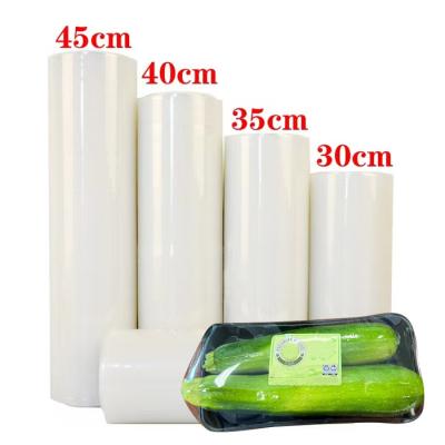 China Moisture Proof Manufacture Selling Food Grade Wrapping Clear PE Stretch Laminated Cling Film Dispenser Plastic Film Roll for Food for sale