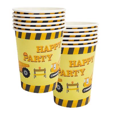 China Bio-degradable Hot Selling Single Double Wall 7oz 8oz 12oz Disposable Hot Drink Tea Paper Cup for Party for sale