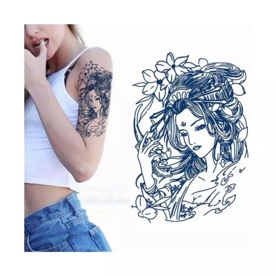 China Temporary New Fashion Body Tattoo Sticker Makeup Custom Temporary Arm Waterproof Semi Permanent Tattoo Sticker For Man Women for sale