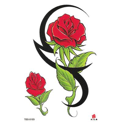 China Temporary Small Flower Arm Tattoo Sticker Waterproof Dragon Tattoo Rose Animal Totem Tattoo Sticker For Women for sale