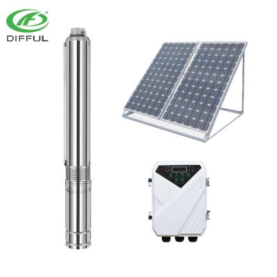 China Powerful 304 S/S Motor Shaft Solar Pump Farm Solar Water Pump Machine for sale