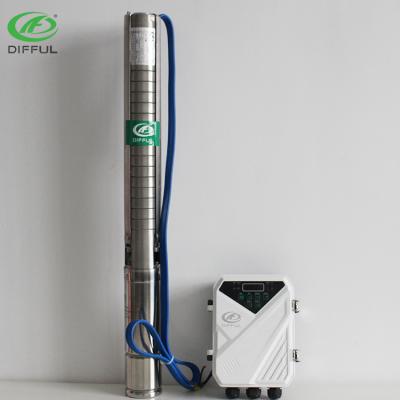 China Heavy Duty Solar Hole Pump Drinking Water Treatment Solar Water Pump System for sale