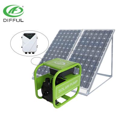 China High Efficiency 48v Solar Outdoor Irrigation Water Pump With 1inch Outlet for sale