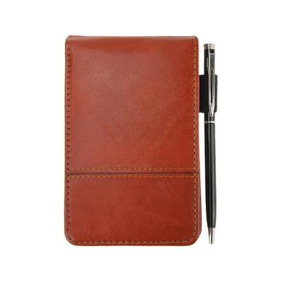 China Business Small Pocket PU Leather Notebook Lined Refillable Memo Pad Holder Notebook Book Notepad, 8 Digital Calculator, Pen Holde for sale