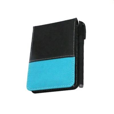 China Cover Mini Business Notepad Holder Set Small Flip Jotter Notebook Case with 30 Note Papers, Business Notebook Memo Pad Pen and for sale