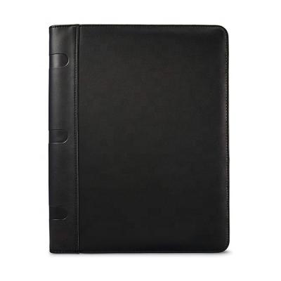 China PU Leather Business Folder With Notebook, For Lawyers, Businessmen - Durable, Professional Padfolio For Organizing Business Cards, Pen for sale