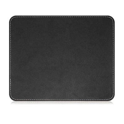 China Business waterproof PU leather mouse pad, non-slip elegant stitched edges, simple and generous, suitable for business home office, games for sale