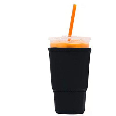 China Waterproof Reusable Cup Insulator Sleeve for Iced Coffee, Cold Drinks or Hot Tea, DIY Neoprene Holder for sale