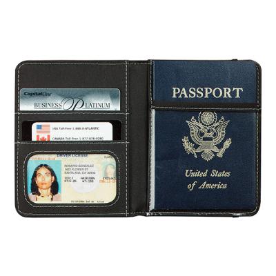 China Waterproof Passport Holder Cover Wallet RFID Blocking Leather Card Case Travel Accessories For Women Men for sale