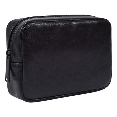 China Fashion Accessories Soft Carry Bag, Travel Instrument Organizer Bag Makeup Pouch Leather Makeup Pouch Pouch-Black for sale